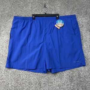 Columbia PFG Shorts Men's 5XL Blue Swim Trunks Omni-Shade Lined 8" Inseam New